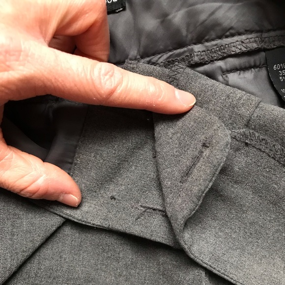 Byer California Pants & Jumpsuits Gray Dress Pants Hemmed Short